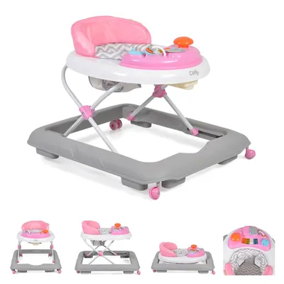 Produktbild von Cangaroo Lauflernhilfe Cody hhenverstellbar Musikfunktion Spielcenter Stopper rosa