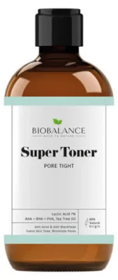 Imagen del producto de Bio Balance Super Tónico: tónico facial que minimiza los poros, tonifica y limpia. Loción tonificante, 250 ml