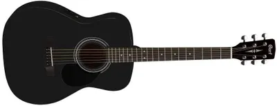 Immagine prodotto di Cort AF510E Black Satin, chitarra elettroacustica Dreadnought