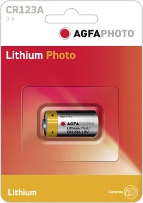 Produktbild von AgfaPhoto CR123A Photo-Batterie 3V 1300mAh