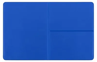 Produktbild von Schutzhülle für Fahrzeugscheine Blau mit 4 Fächern 120x190mm