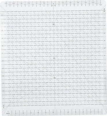Immagine prodotto di Righello per quilting largo 12in acrilico trasparente scala precisa linea griglia nera taglio per cucito ago artigianato