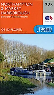 Productafbeelding van Northampton en Market Harborough, schaal 1:25.000