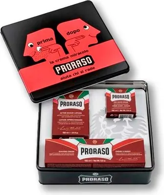 Obrázok produktu pre Proraso darčeková sada Vintage Selection Beard Care Nourishing Kit 100 ml + 100 ml + 150 ml