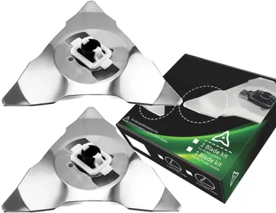 Produktbild von 2stk Ersatzmesser Schneid-Klingen Messer für Mähroboter Robomow RS RC MS Serie Modelle Rasenmäher Rasen-roboter Edelstahl Ersatzklingen Rasentrimmer