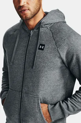 Produktbild von UNDER ARMOUR Rival Fleece Kapuzenjacke Herren pitch gray light heather S