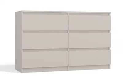 Zdjęcie produktu dla Szeroka komoda z szufladami TAAVI - kaszmir