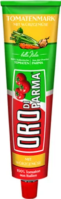 Produktbild von ORO di Parma Tomaten Mark mit Würzgemüse, 15er Pack (15 x 200g Tube)