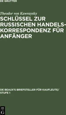 Produktbild von Schlüssel zur Russischen Handelskorrespondenz für Anfänger