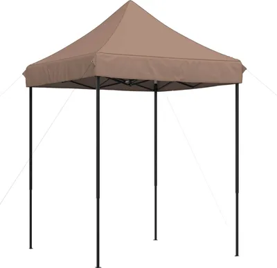 Image de Tente de fête Marron 200 x 200 x 306 cm Tissu Oxford