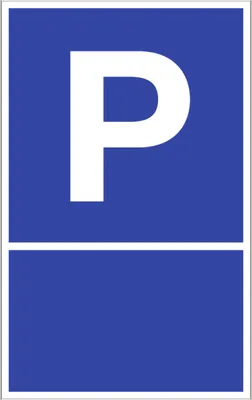 Produktbild von Dreifke® Parkplatzschild - zur Selbstbeschriftung, Alu, 400x650 mm