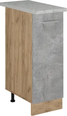 Produktbild von Apothekerschrank Vicco R-Line Beton 30 cm AP Marmor, Model 54214