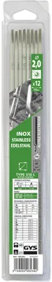 Productafbeelding van GYS speciale elektroden, roestvrij staal, Ø 2,0 mm (verpakking met 12 stuks)