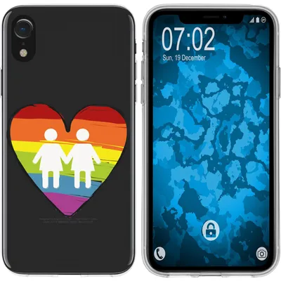 Produktbild von PhoneNatic Case kompatibel mit Apple iPhone Xr Silikon-Hülle pride Frauen M4