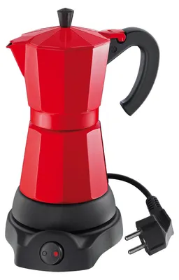 Productafbeelding van Cilio espressokoker CLASSICO 6T, rood, elektrisch, artikelnummer 273854, EAN 4017166273854