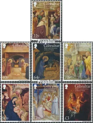 Produktbild von Briefmarken Gibraltar 2018 Mi 1887-1893 (kompl.Ausg.) postfrisch Weihnachten: Gemälde