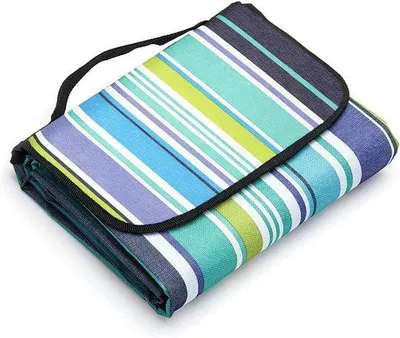 Produktbild von Famanu Picknickdecke Wasserfest und Sandabweisend - Rot - 200 x 200 cm