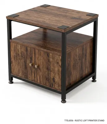Imagen del producto de Mueble de oficina móvil Loft TTDJ056 - soporte para impresora y organizador