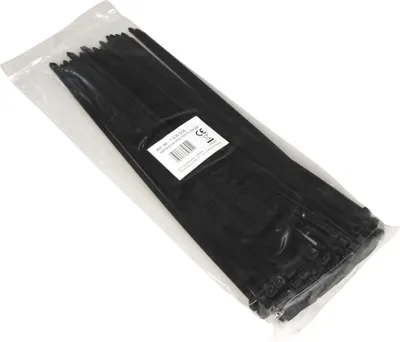 Produktbild von Kabelbinder McPower, schwarz, 300x4,8 mm, 100er-Beutel