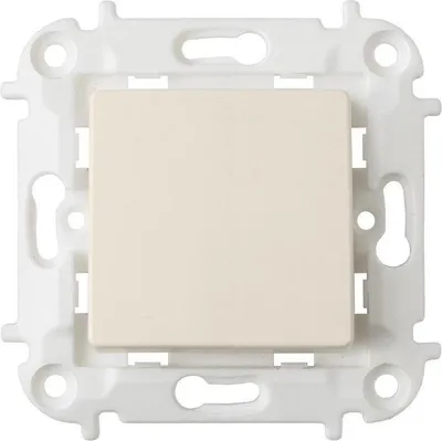 Produktbild von Lichtschalter Unterputz Schalter Ein/Aus (ohne Rahmen) creme serie RITA