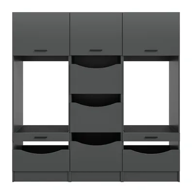 Produktbild von Waschmaschinenumbau Set Free 2 | anthrazit | 3-teilig