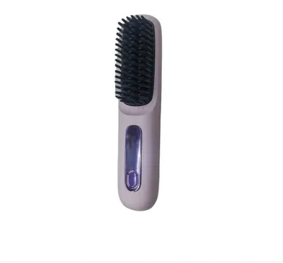 Produktbild von INF Kabellose 2-in-1 Haarglättungs- und Lockenbürste mit MCH-Keramikheizung, LCD-Anzeige und Type-C 35W-Ladung Violett