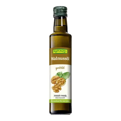 Zdjęcie produktu dla Rapunzel 1001750, olej z orzechów włoskich, 250 ml, Szklana butelka, Pieczenie, Sałatka, Niemcy, 900 kcal