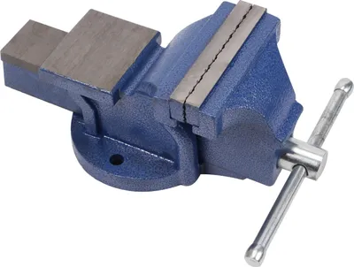 Produktbild von Schraubstock 100 125mm Spannweit für Werkbank Feststehend Parallelschraubstock, Modell:100mm