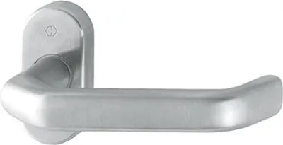 Produktbild von Hoppe PT-Drücker-Halbgarnitur, mit Ros., VK8, ER, E1313G/55, oh. Schlüsselros. F69