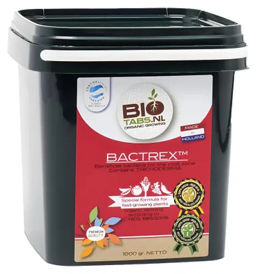 Produktbild von BioTabs Bactrex Bodenfruchtbarkeitsverbesserer mit Schutz vor Wurzelpathogenen 1000g