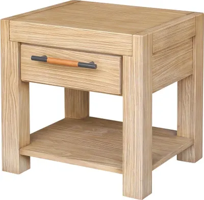 Produktbild von Nachttisch aus Massivholz im zeitgenössischen Stil