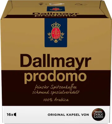 Produktbild von Nescafé Dolce Gusto Dallmayr Prodomo | 16 Kaffeekapseln