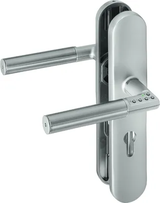 Produktbild von ASSA ABLOY digitaler Türbeschlag Code Handle Langschild (DIN: DIN links) DIN: DIN links