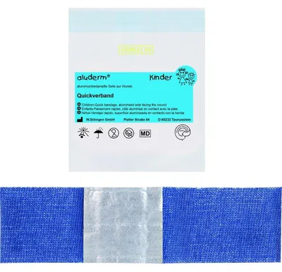 Produktbild von Quickverband aluderm Kinder Quickverband groß
