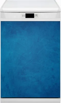 Obrázok produktu pre Kuchynský magnet na umývačku riadu umývateľný 45x80 cm umývačka riadu - modré pozadie