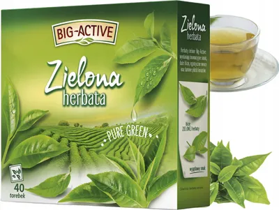 Zdjęcie produktu dla Big-Active herbata zielona Pure Green 40tb/72g