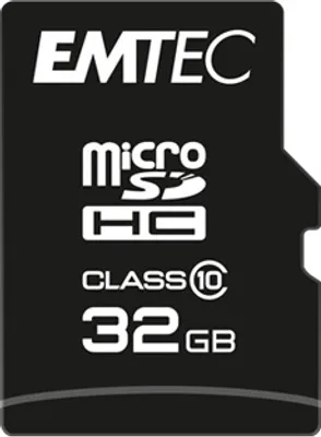Produktbild von Emtec mSD 32GB Class10 Classic + Adapter