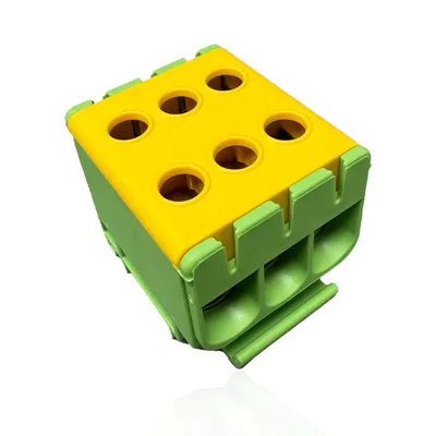 Produktbild von SD ProfiLine Universalklemme UK 50/3 PE grün-gelb, 1 Stück
