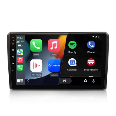 Zdjęcie produktu dla JUNSUN Carplay 9" Radio samochodowe do Audi A3 2003-2013 Android 15 GPS Navi WIFI BT DAB+ SWC USB 4GB+64GB Octa-Core