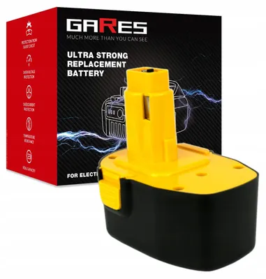 Zdjęcie produktu dla Gares Akumulator do Dewalt DE9094 DW9091 DW918 DE9091 | 14,4 V 1.5 Ah Inny | Mocna Bateria do Robot Sprzątający | Wydajny Zamiennik Gares®