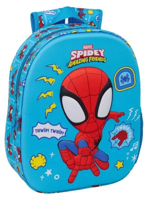 Zdjęcie produktu dla Plecak Safta Spidey 3D 8,64 l, niebieski, dla dzieci, niebieski, rozmiar uniwersalny