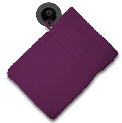 Produktbild von Waschhandschuh Waschlappen lila 16x21 cm Frottee 100% Baumwolle Frottierware