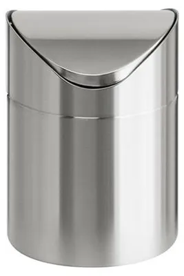 Immagine prodotto di Cestino da tavolo in acciaio inox - Acciaio inox opaco