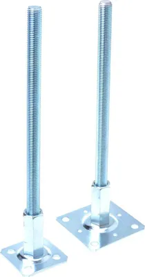 Immagine prodotto di Base per pali Aqbau® 330 mm Base per pali regolabile in altezza per la posa nel calcestruzzo 80 x 80 mm