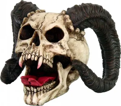 Produktbild von Havok's Hellion - Totenkopf als Gothic Deko aus Polyresin