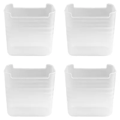 Produktbild von 4-teiliges Kühlschrank-Organizer-Set aus lebensmittelechtem Kunststoff, BPA-frei, für Obst und Gemüse, Kühlschrank-Aufbewahrungsbox, Küchenorganizer A