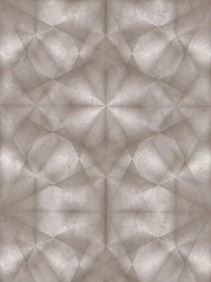Produktbild von Betonoptik Tapete mit Facetten Look – Beige, Metallic