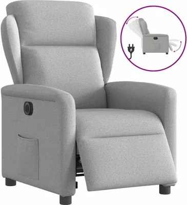 Produktbild von Relaxsessel Elektrisch Wolkengrau Stoff