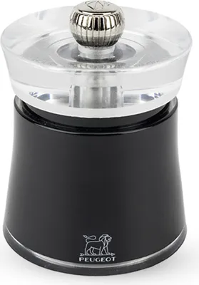 Produktbild von PEUGEOT Pfeffermühle BALI 8cm Schwarz Acryl-ABS Stahlmahlwerk Gewürzmühle