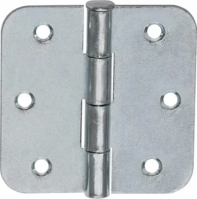 Produktbild von 10 Gerollte Scharniere Kantige 75 x 75 mm Silber Verzinkt